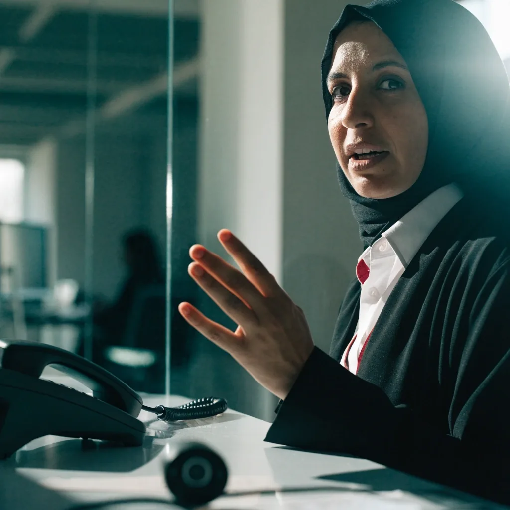 مقصورة سيارة متوقفة في شمس الظهيرة بالمملكة العربية السعودية